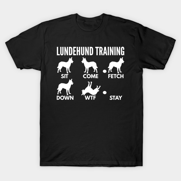 Lundehund Training Norwegian Lundehund Tricks T-Shirt by DoggyStyles